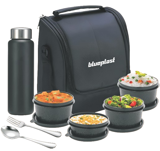 Blueplast Insulated Lunch & Water Bottle Combo